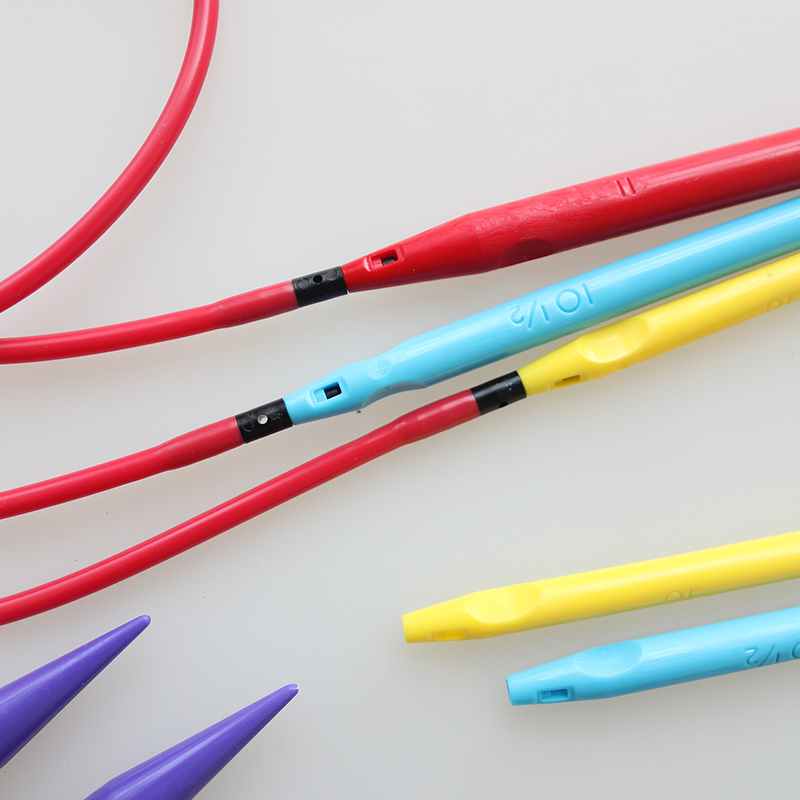 Denise 常规针头可拆套装 糖果色11/15厘米  美国进口编织工具