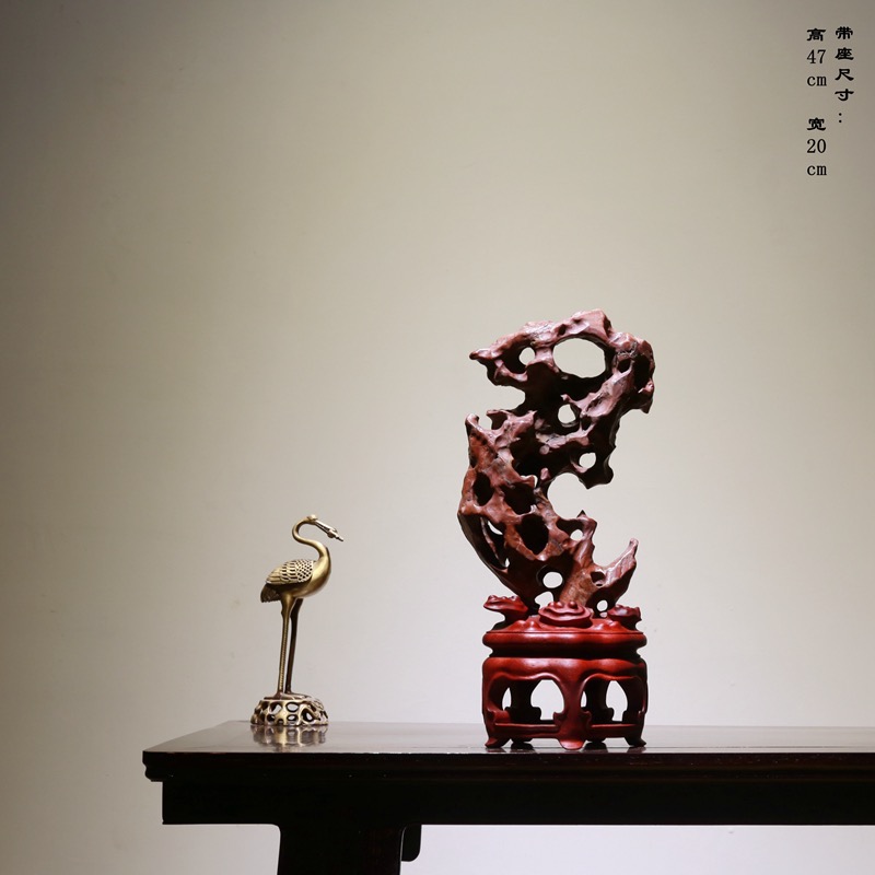 头坑老太湖石 厅堂摆件 灵璧石 奇石原石自然石 景观奇石英石摆件