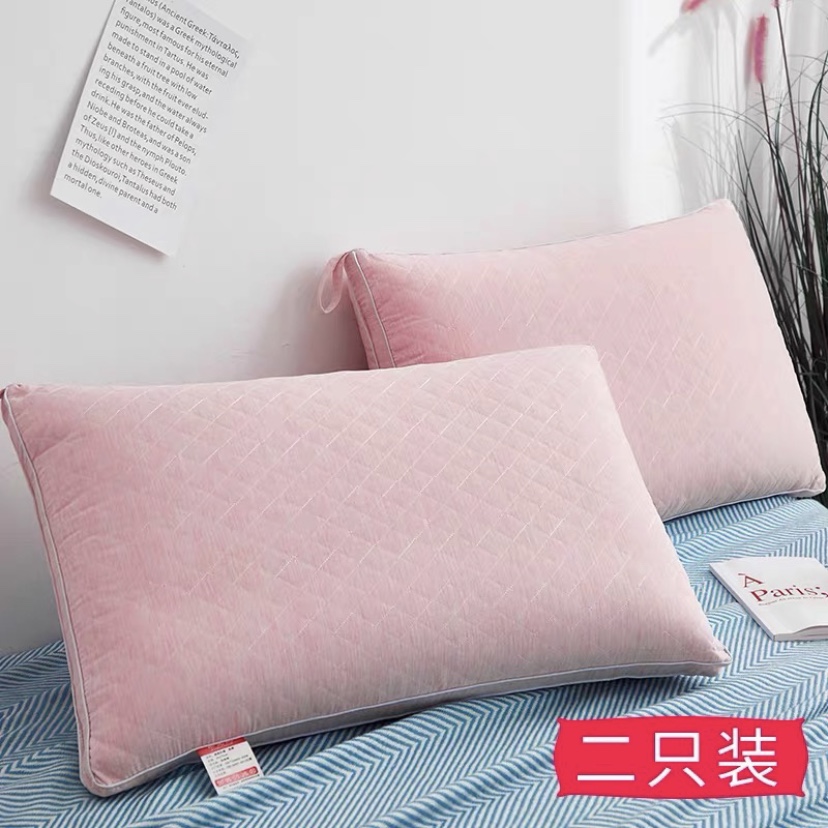 （两只装）促销热熔枕高压回弹不变形枕芯可机洗防滑