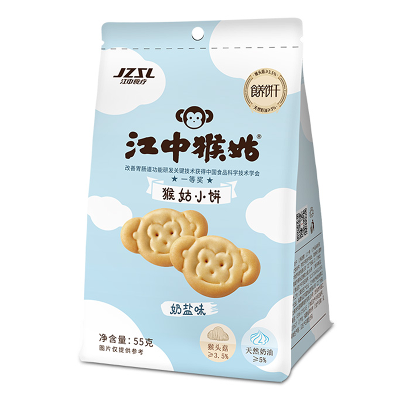 奶盐味猴姑小饼55g