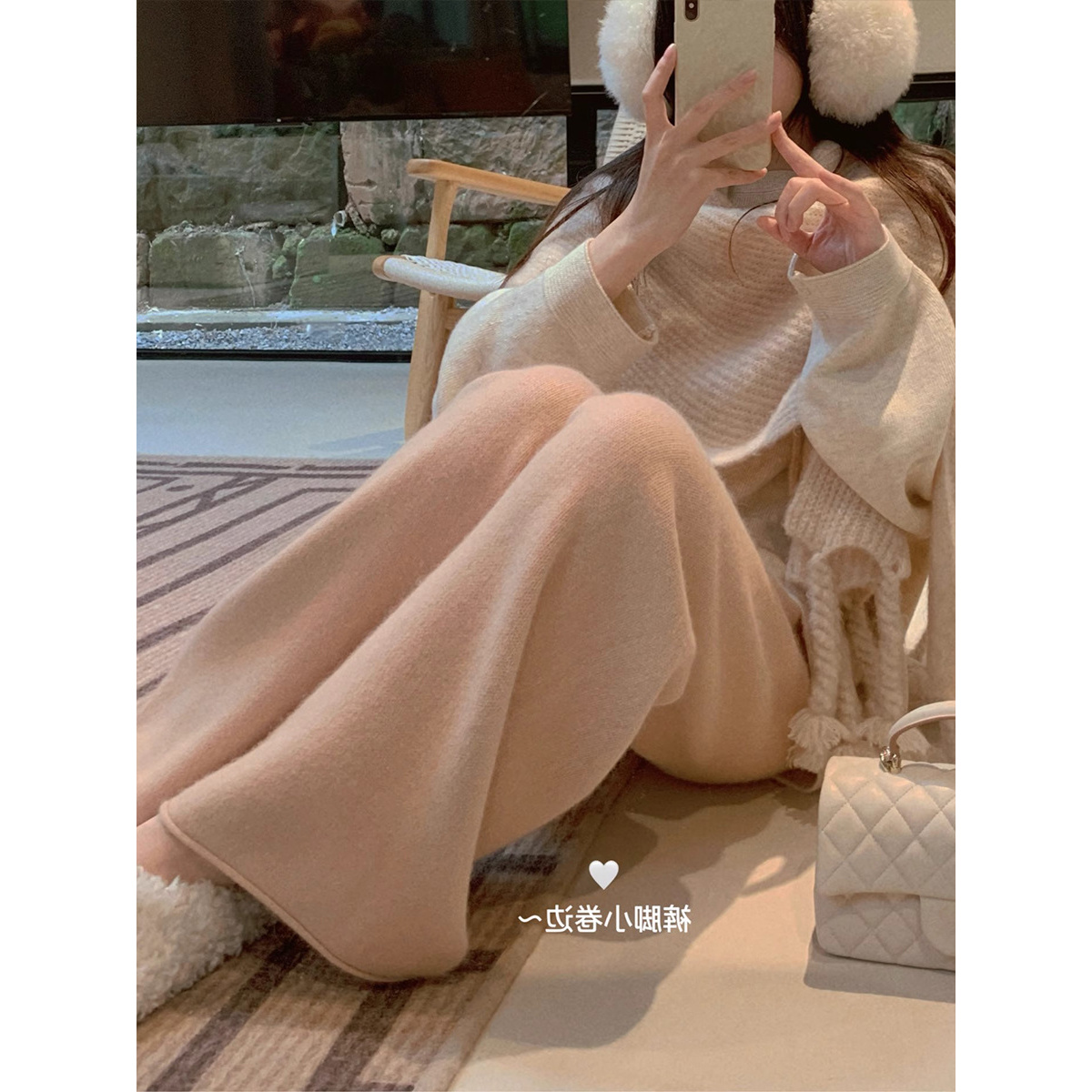 加厚版 ！安哥拉兔绒羊毛裤！工厂直发