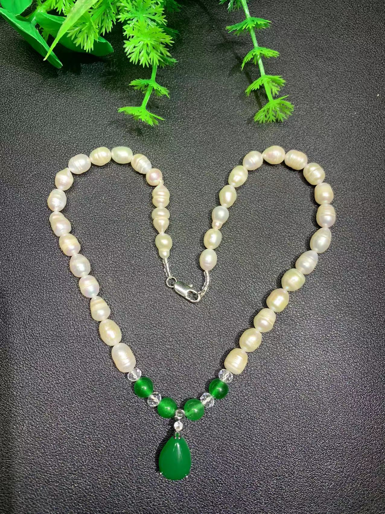 ZZ4146珍珠天然珍珠一级极光白项链白色轻奢女士气质时尚经典