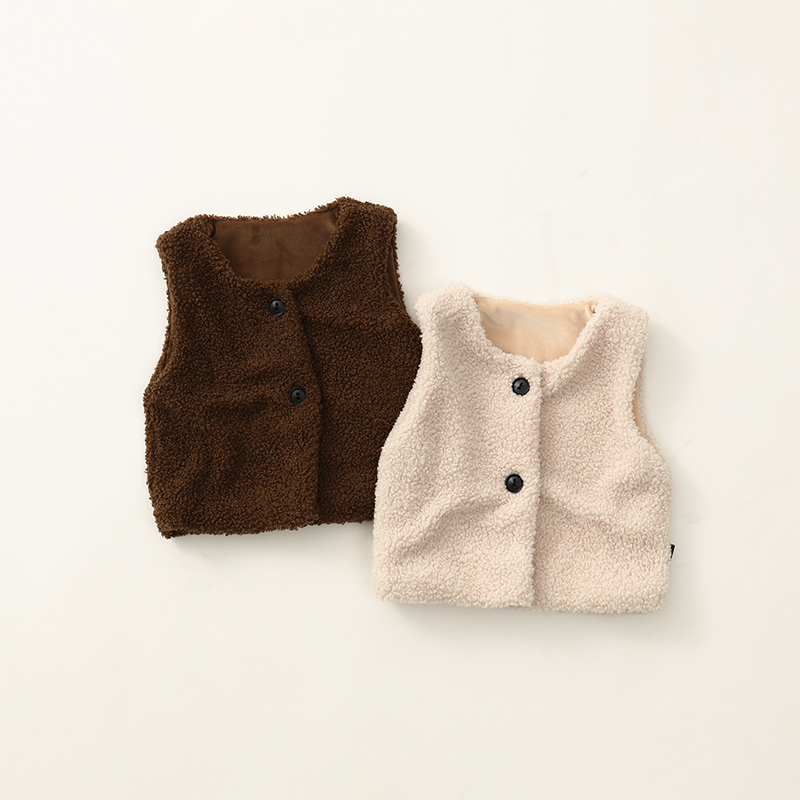 Tiny People简约bai搭宝宝小马甲春秋外出上衣洋气婴儿外套童装