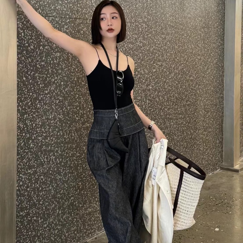 【SASA专属】背心显瘦遮副乳吊带弹力细肩露背吊带小众夏季背心百搭