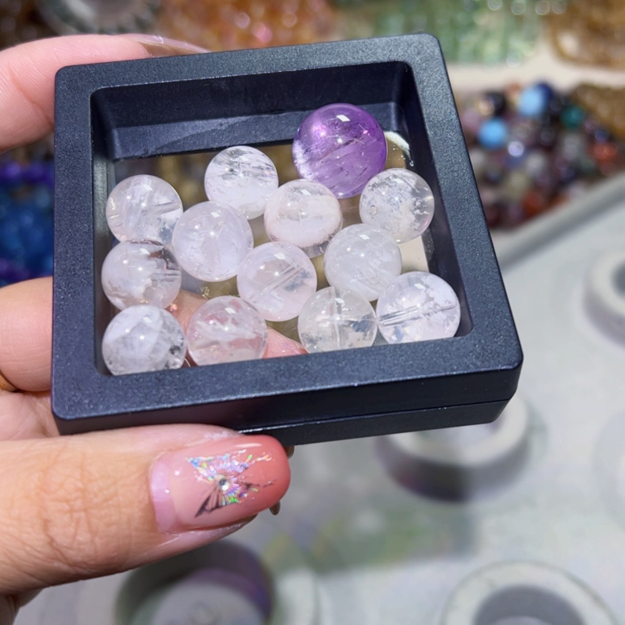 【闪购商品】烟晶手链银S925镶嵌星**Y04