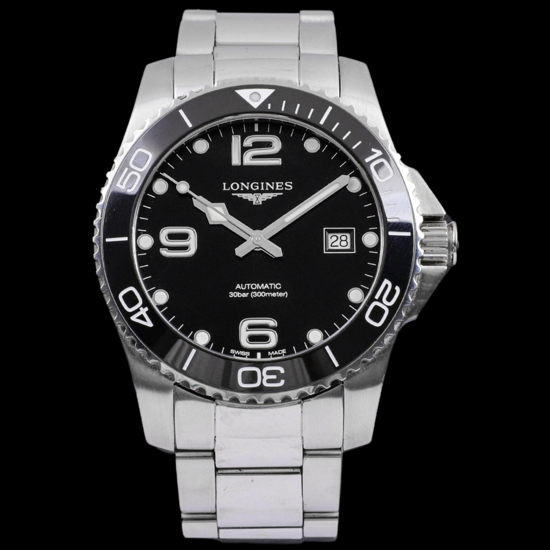 95新 Longines/浪琴 康卡斯 自动机械 表盘41mm 