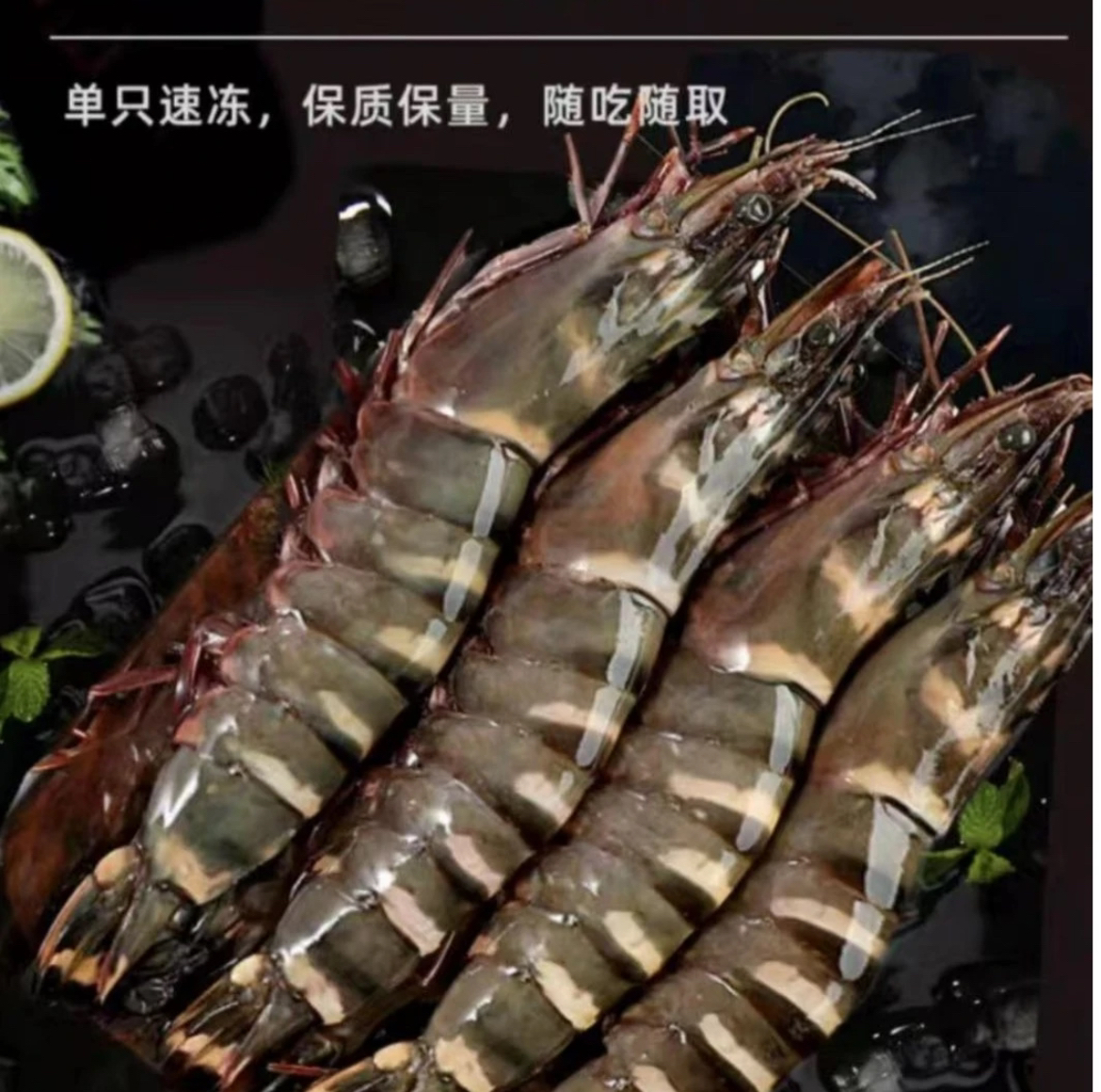 N16-20超大黑虎虾带冰锁鲜发货3斤24-30只 8-10只/斤