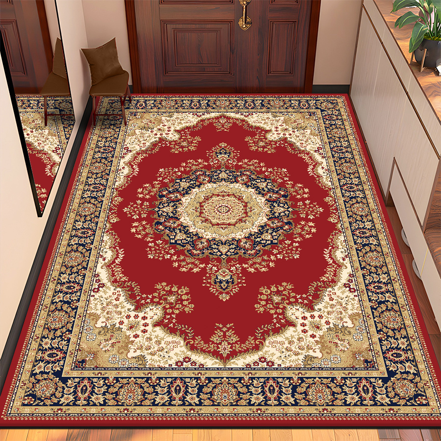 硅藻泥地垫脚垫喜庆红色地垫入户门垫进门垫门口地垫家用防滑地垫