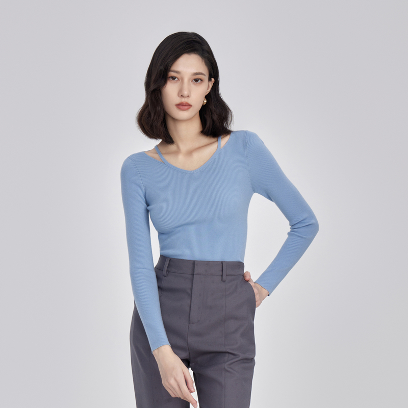 OBEG欧碧倩时尚简洁毛衫10444004
