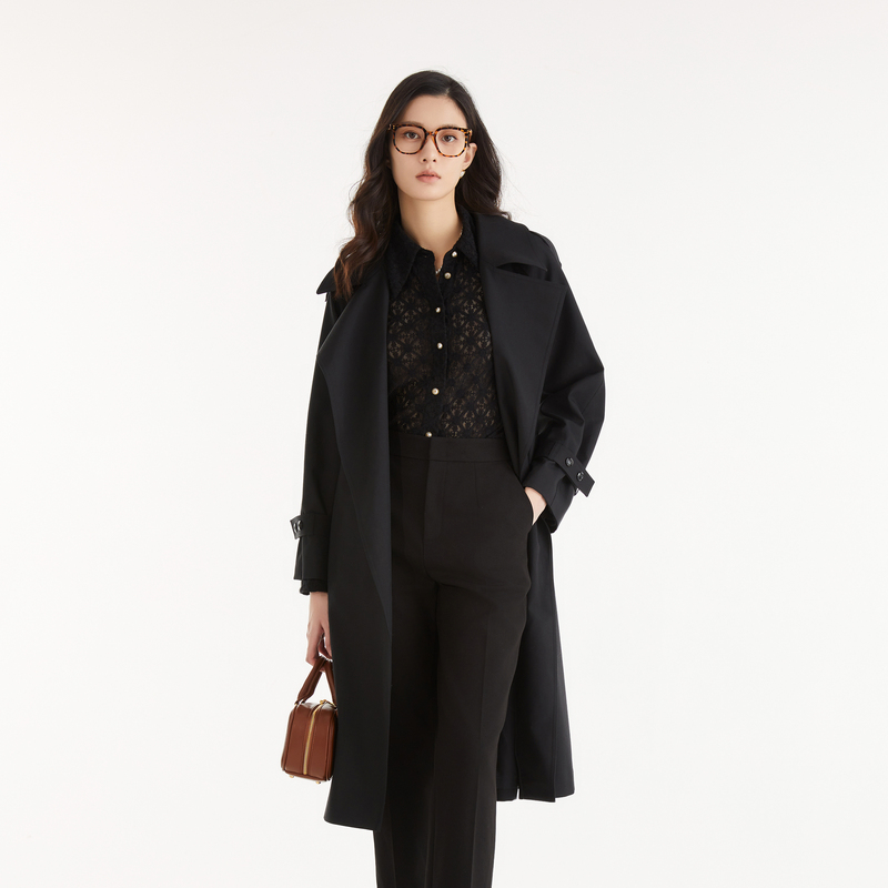 OBEG欧碧倩时尚气质中长风衣10463099