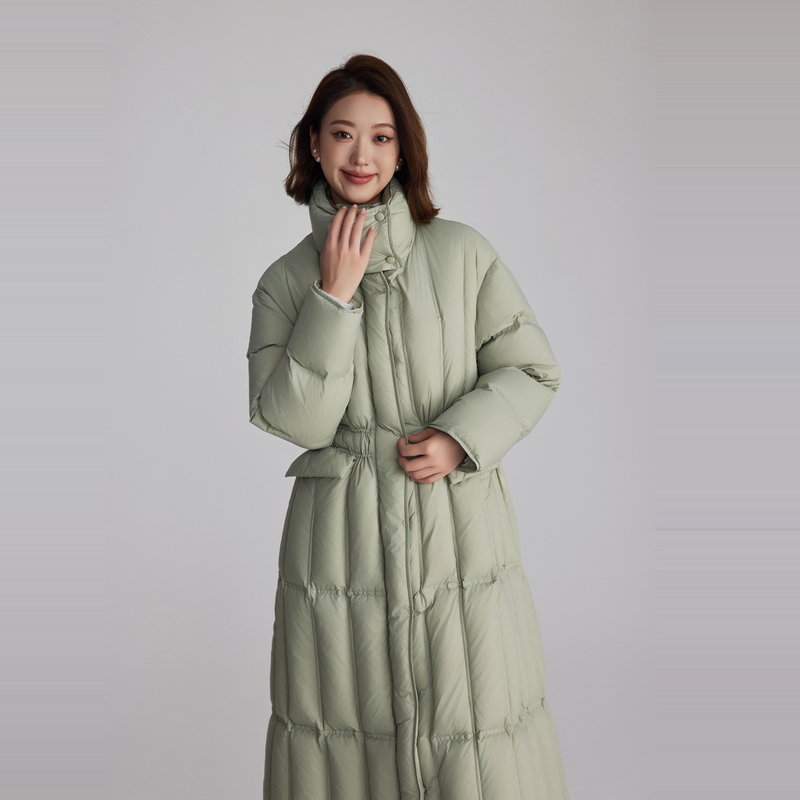 OBEG欧碧倩烟雨束腰羽绒服50484563