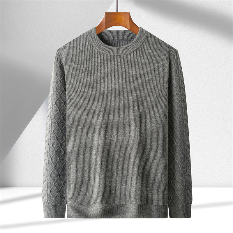打底衫男士毛衣轻奢针织衫圆领秋冬打底衫