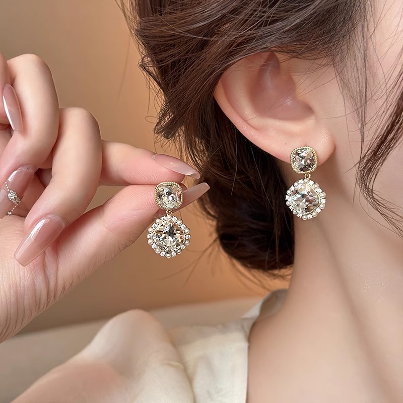 几何银针耳环女新款爆款小众独特气质耳饰轻奢高级感时尚耳钉6349