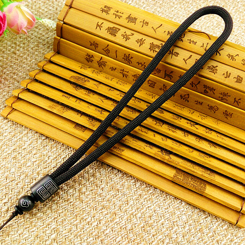 非金属布艺吊坠 手把件挂绳项链绳 DIY手工编织精品项链手把件绳