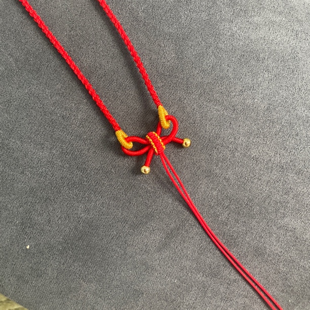 非金属布艺吊坠 网红胖福蝴蝶结手工编织时尚气质小众设计SG-006