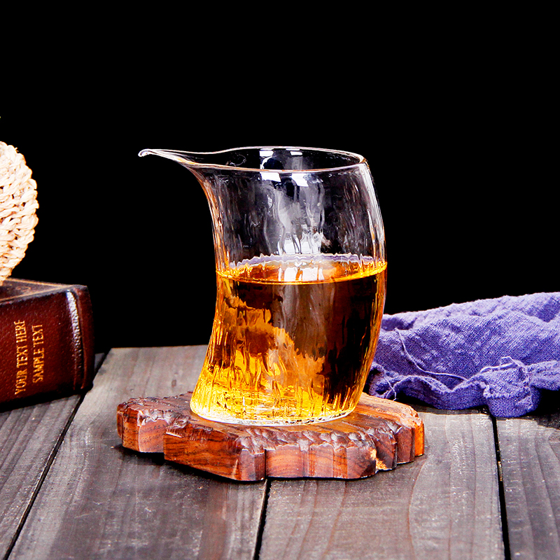 玻璃公道杯日式耐热加厚茶海茶漏套装长嘴分茶器家用功夫茶具公杯