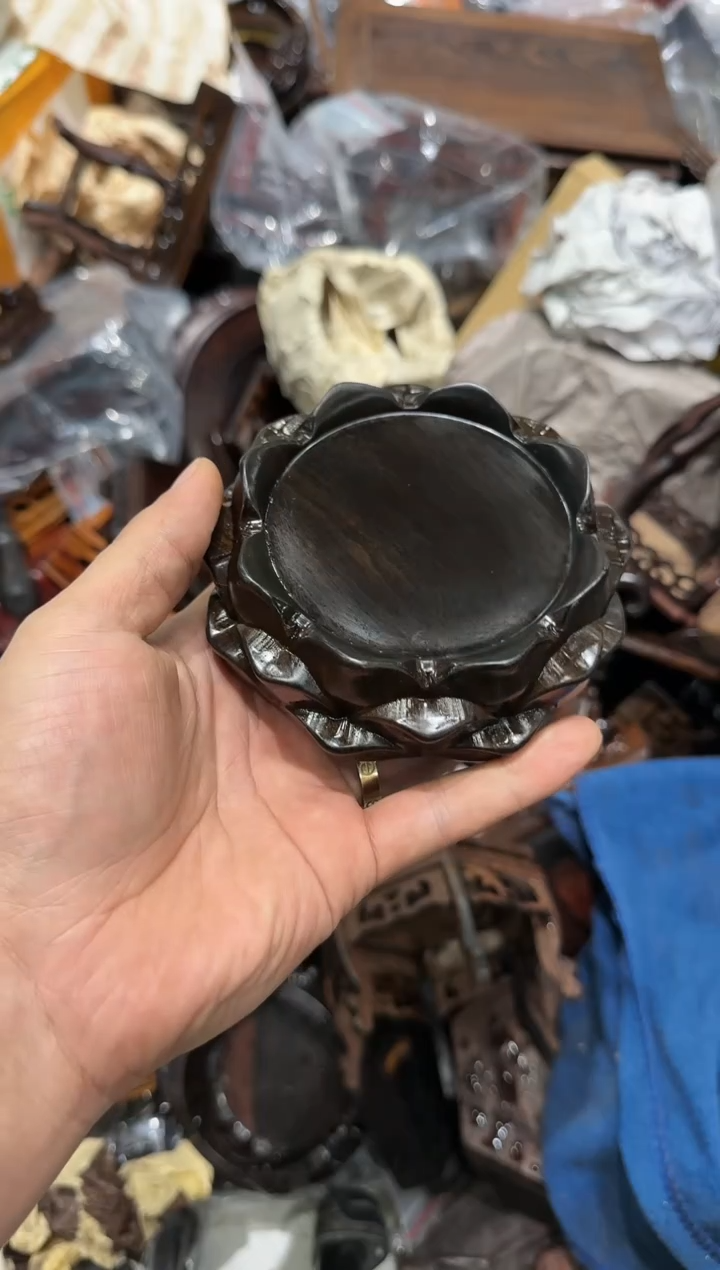 【闪购商品】木247红木底座花架摆件