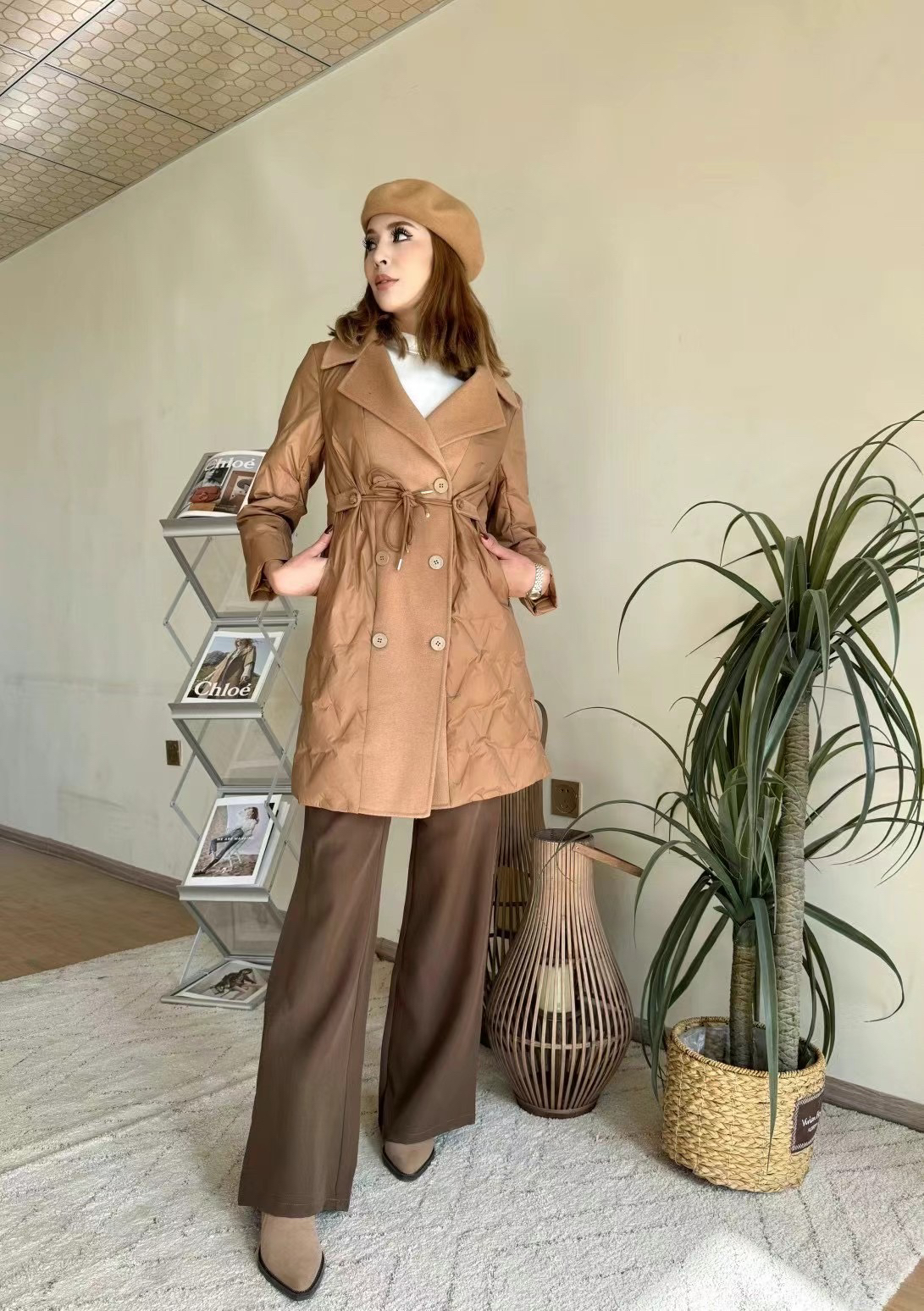 GIFLONA 大衣们 百搭 气质