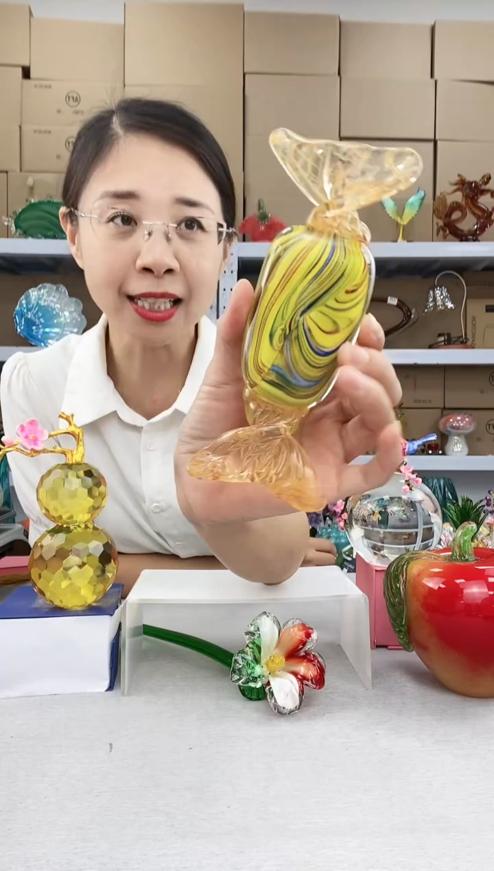 【闪购商品】纯手工大号条纹可爱扁形糖果
