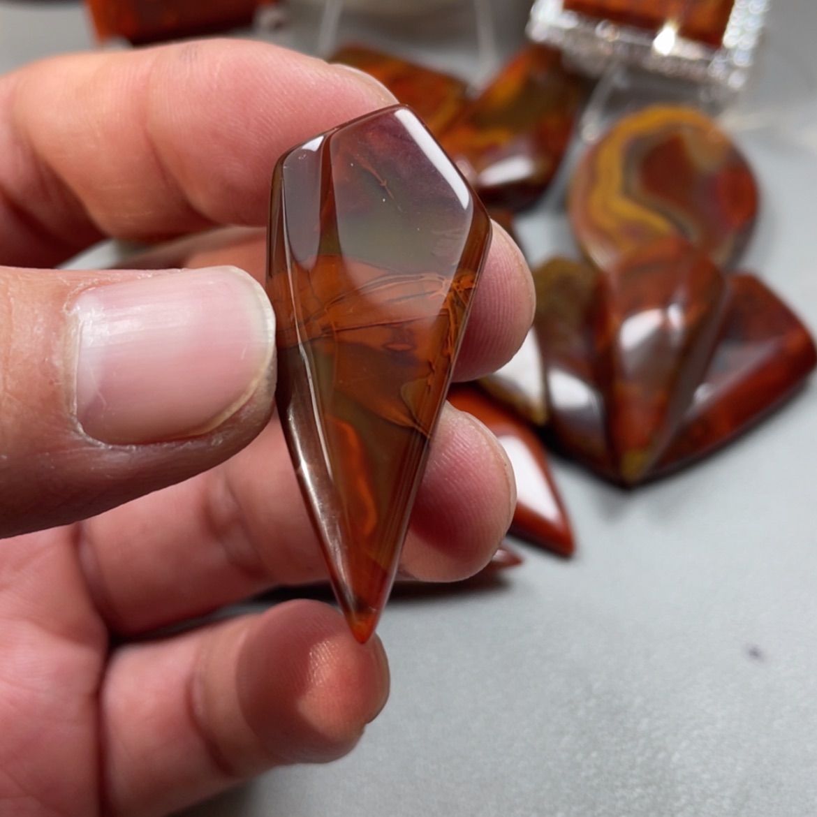 【闪购商品】玛瑙/玉髓颈饰未镶嵌指**¥