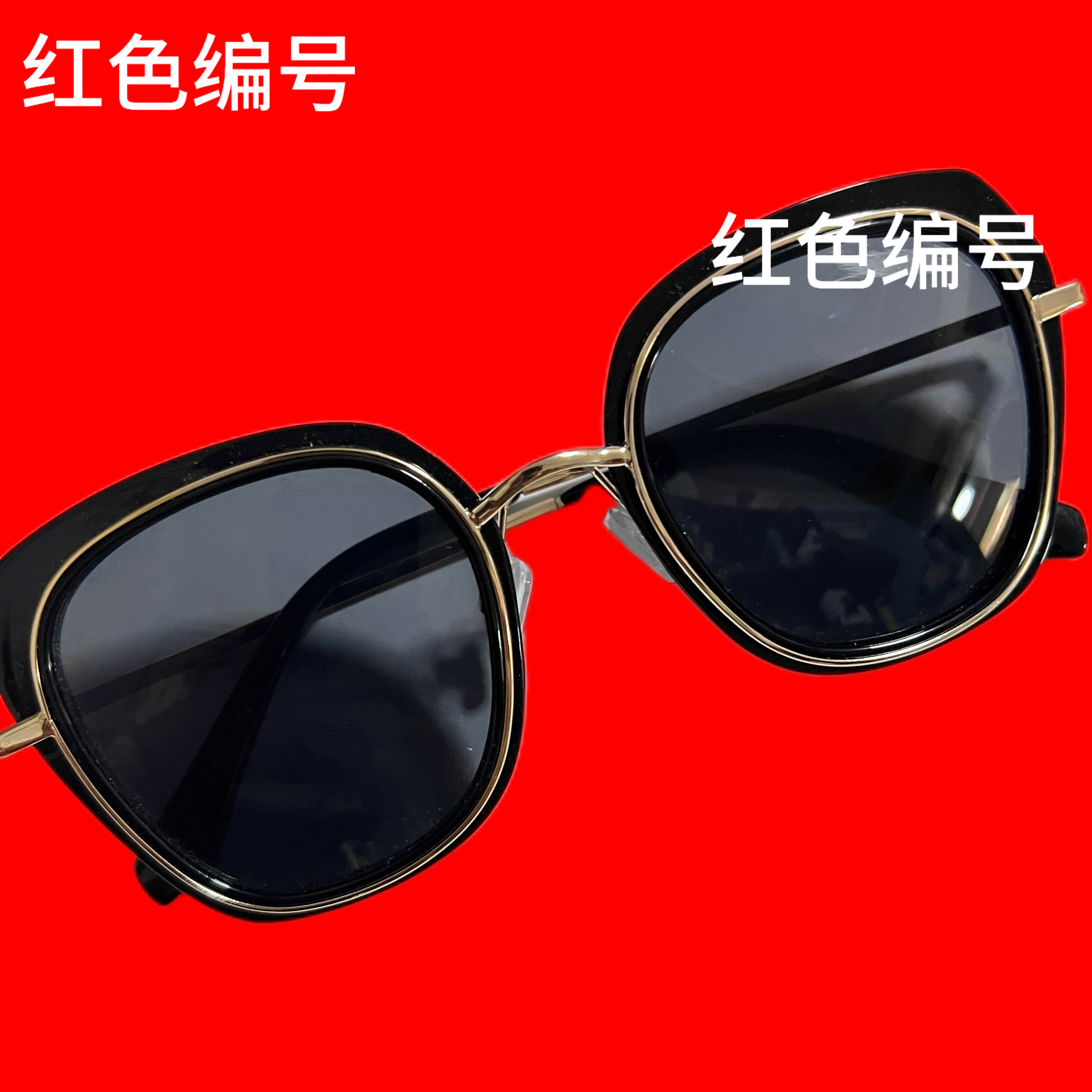 1号红色编号时尚太阳镜