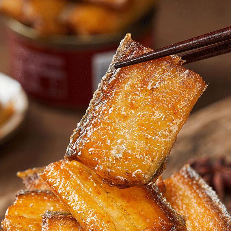 五香带鱼即食红烧刀鱼中段香辣海鲜熟食下饭菜非罐头