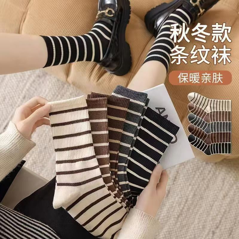 10双羊绒袜子成人女中筒冬天保暖加厚地板睡眠羊绒保暖袜
