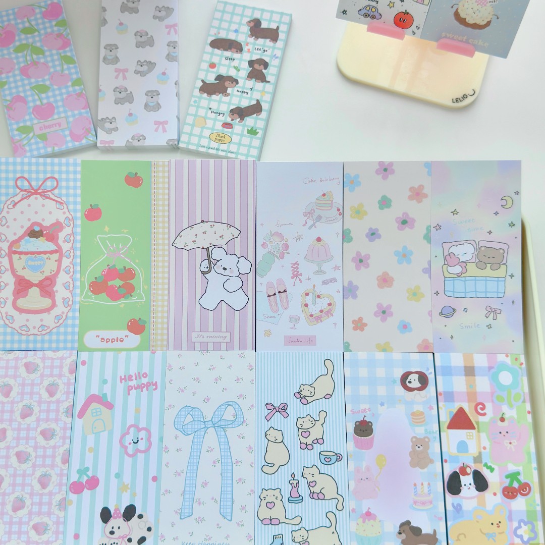 【甜心幻境】原创奶油可爱韩系风便签本装饰手账可撕可书写高颜值