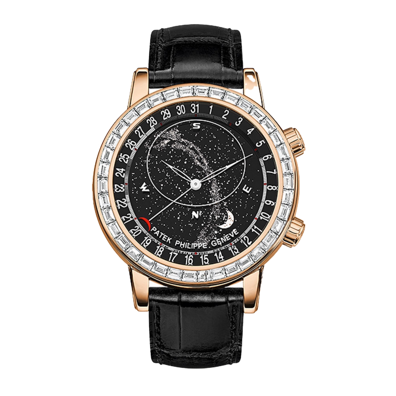 99新 Patek Philippe/百达翡丽 6104R大全套 原钻