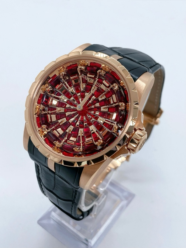99新 ROGER DUBUIS/罗杰杜彼 【19年全套】圆桌骑士三代红宝石