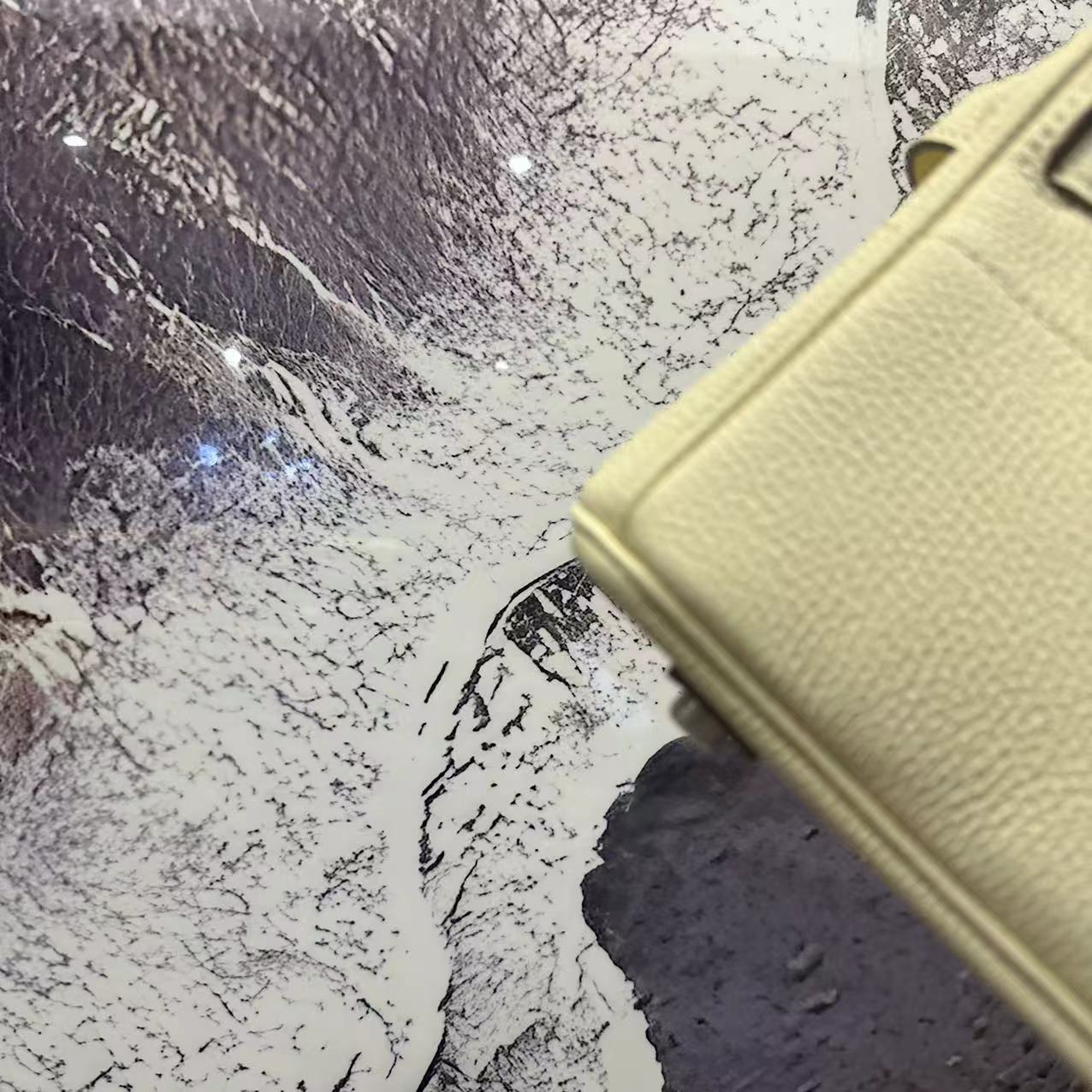 「布丁奶糖」白色30cm托特包