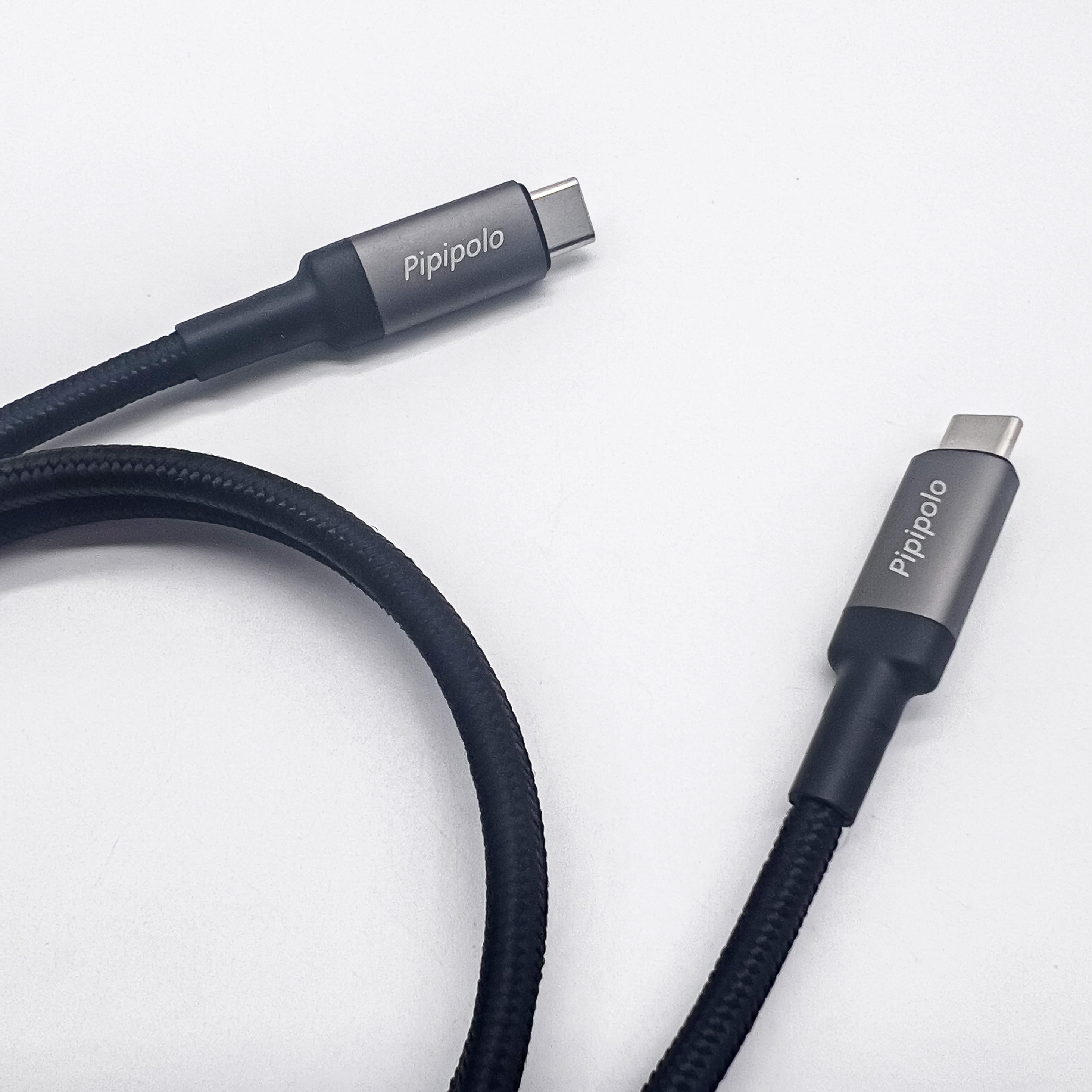 准新品  某思同厂全功能240W快充PD3.1双Type-c编织快充线20Gbps