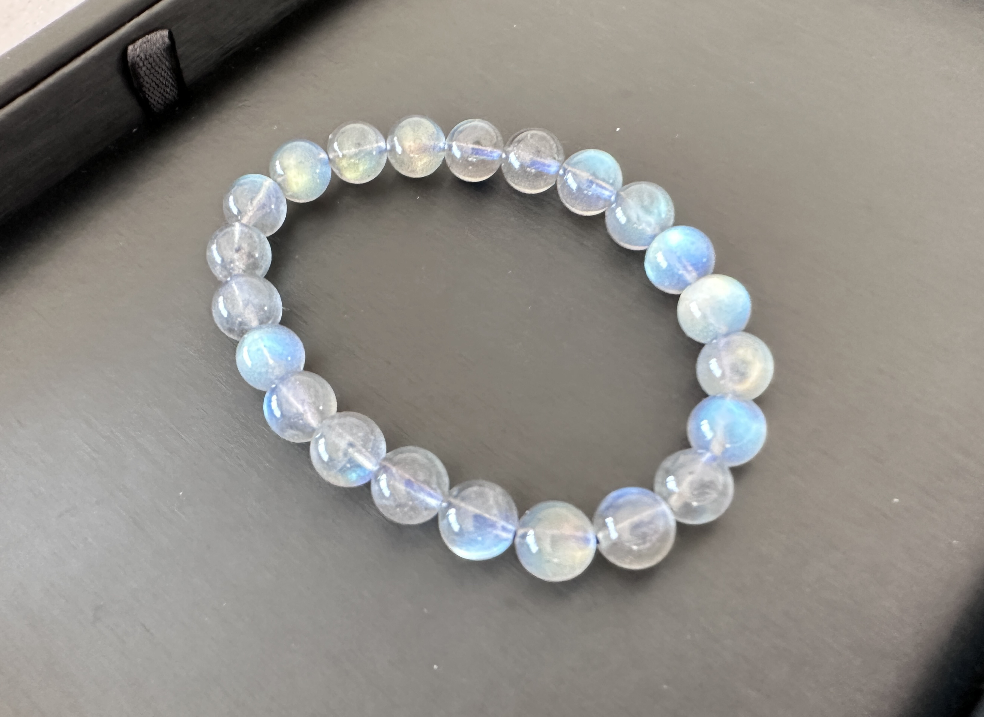 DIY串珠手链灰色眠眠情绪稳定