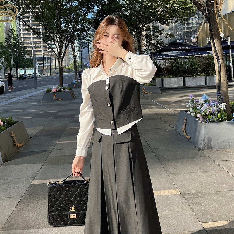 031-040恩彩家重工连衣裙女