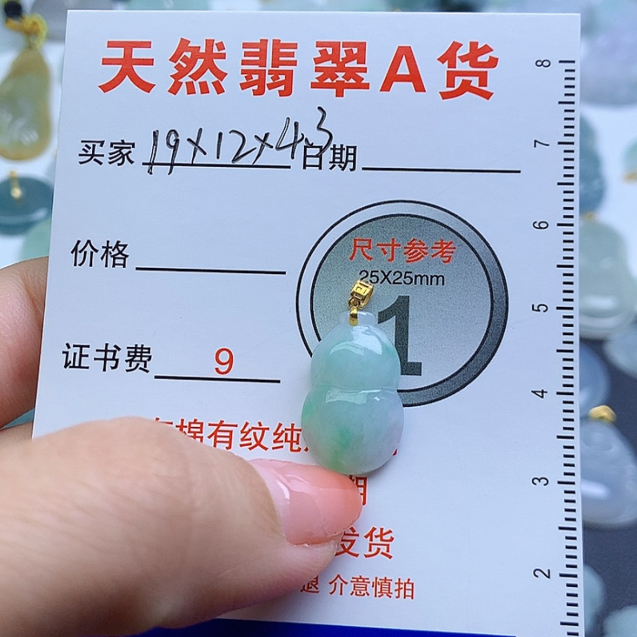 【闪购商品】翡翠颈饰未镶嵌菊****9