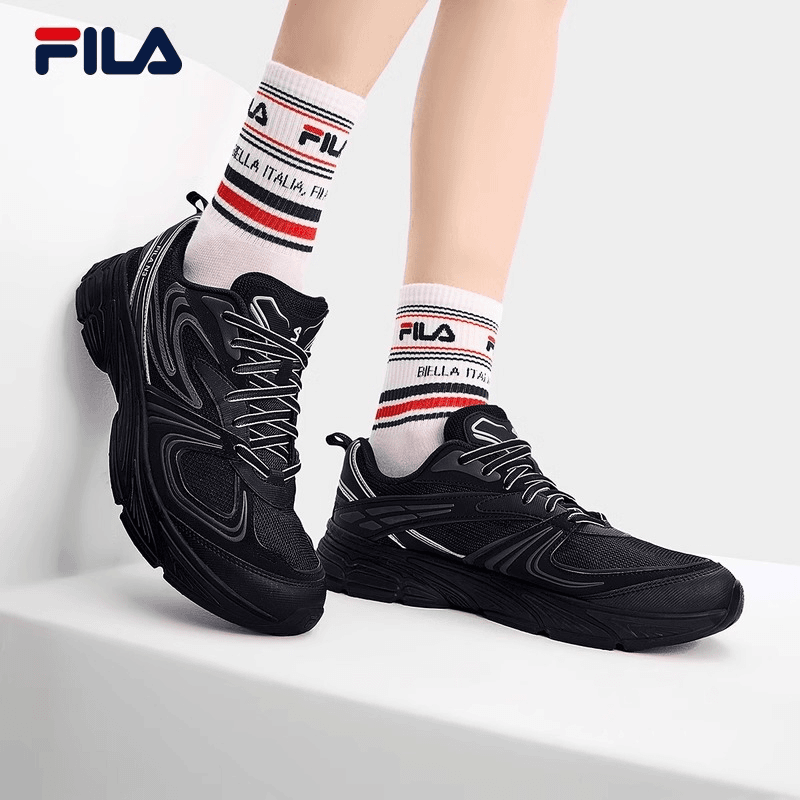 FILA斐乐男款【INTERUN漩流鞋】复古增高斐乐男款老爹鞋F12M432112F