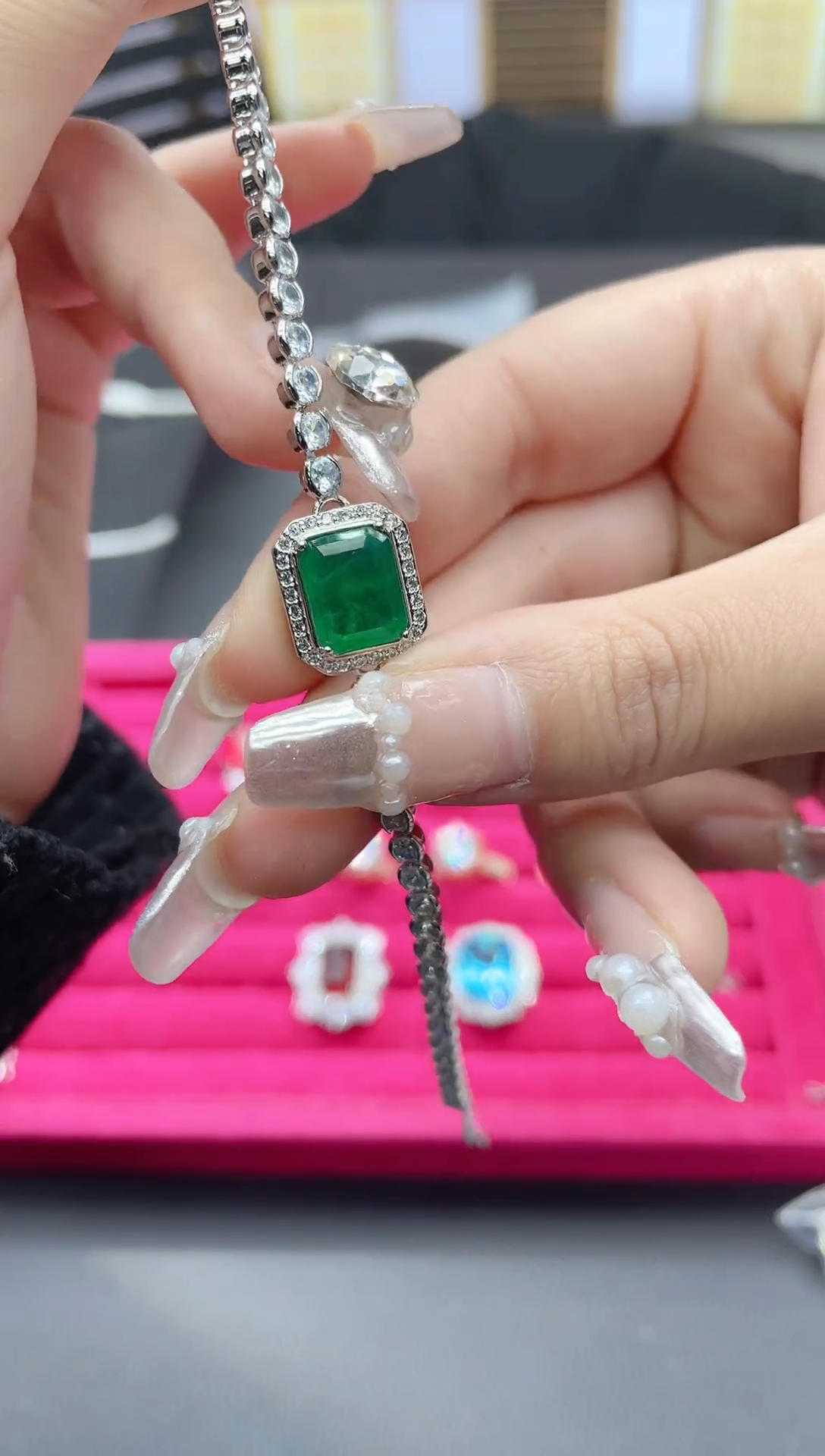 【闪购商品】钻石手链银S925镶嵌D56