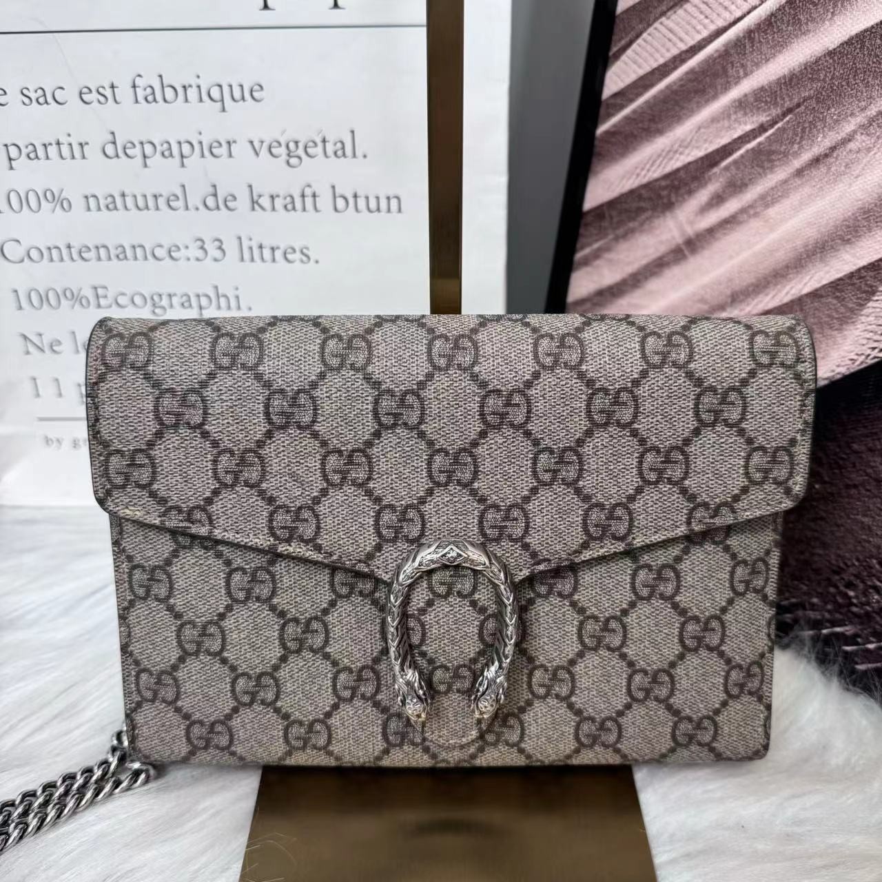 95新 GUCCI/古驰 /伊一/95/29660/单肩包/