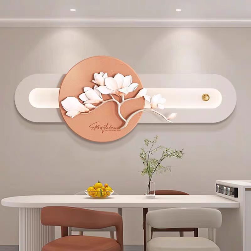 RELIFE/福雕家饰轻奢浮雕立体现代沙发背景卧室灯光装饰画