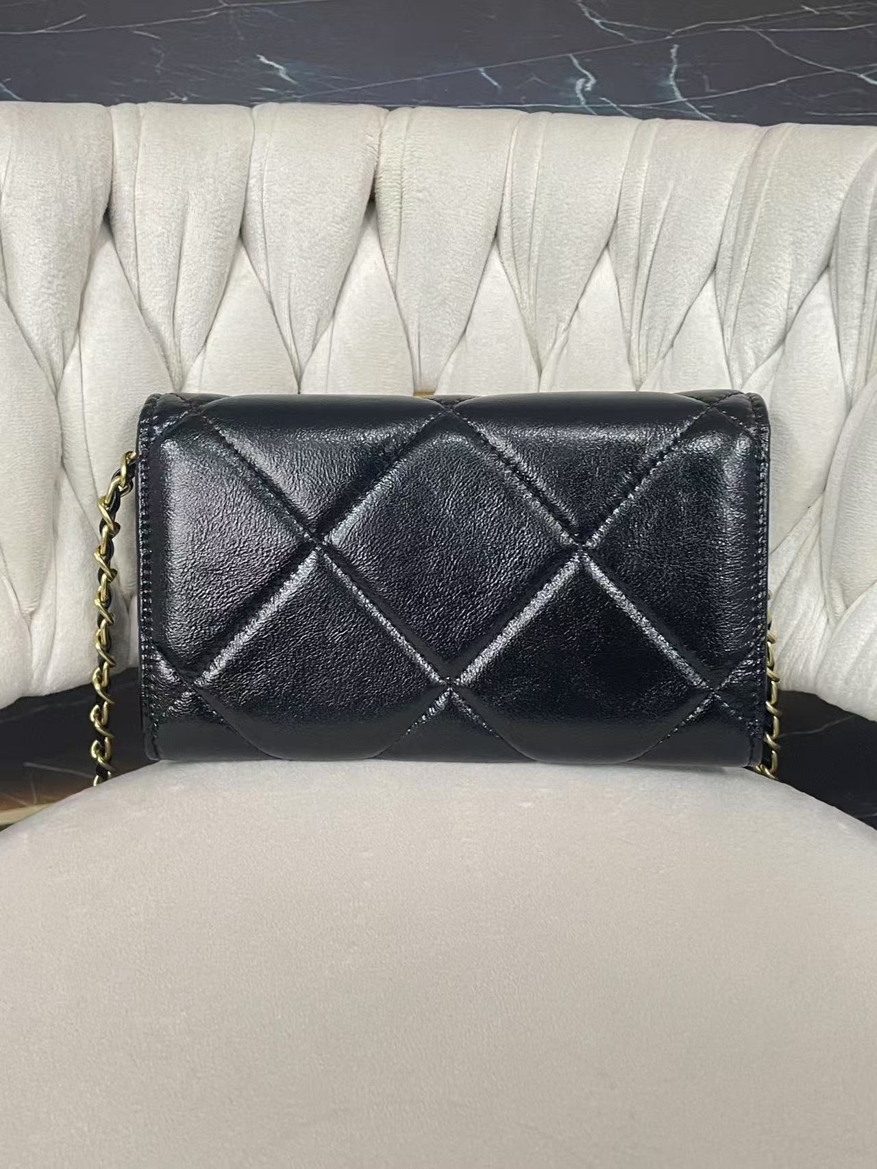 LQ-WITH-QUEEN真皮女包小钱包黑色18