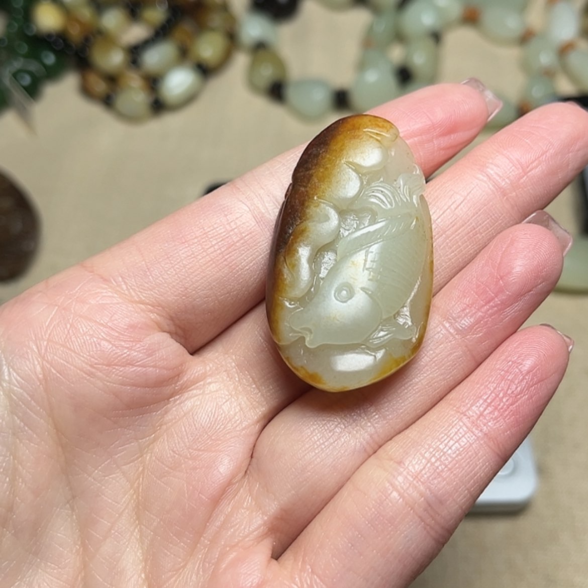 【闪购商品】和田玉（糖玉）颈饰未镶嵌