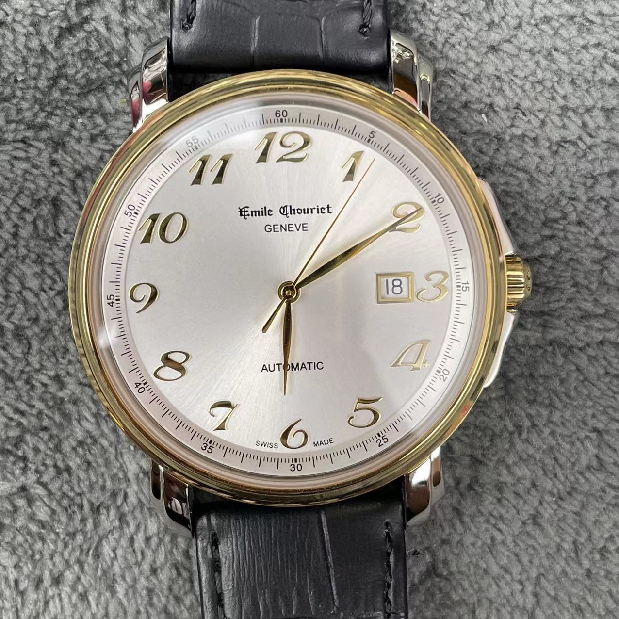 99新  未使用艾米龙/莱蒙/自动机械42mm/空白卡全套/工价21200