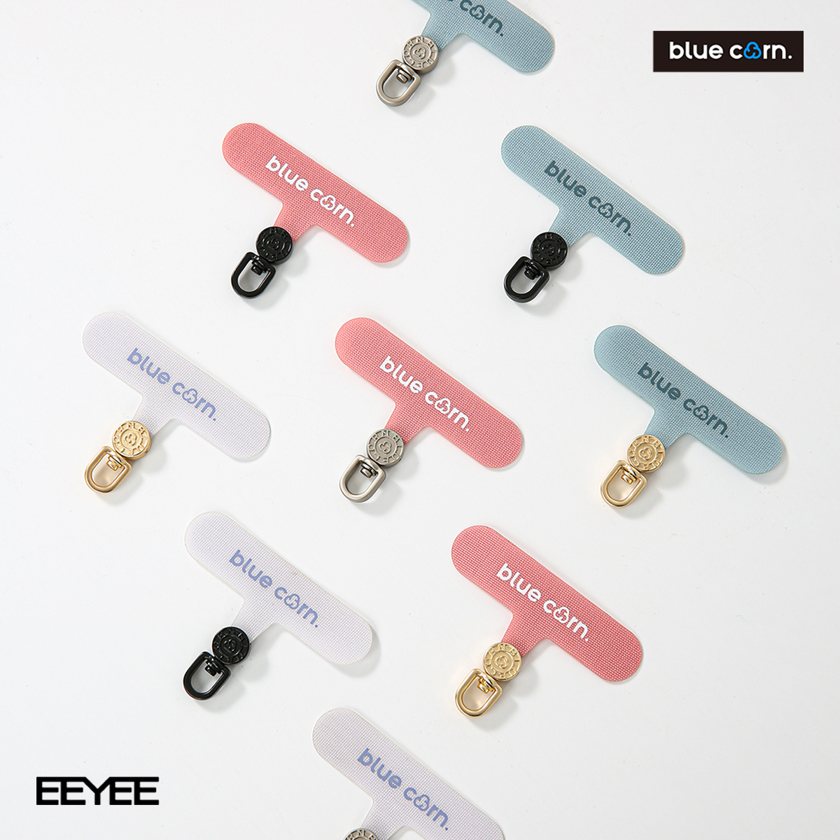 bluecorn 伊亚伊原创悠悠彩色可旋转高端五金手机挂绳防丢贴片