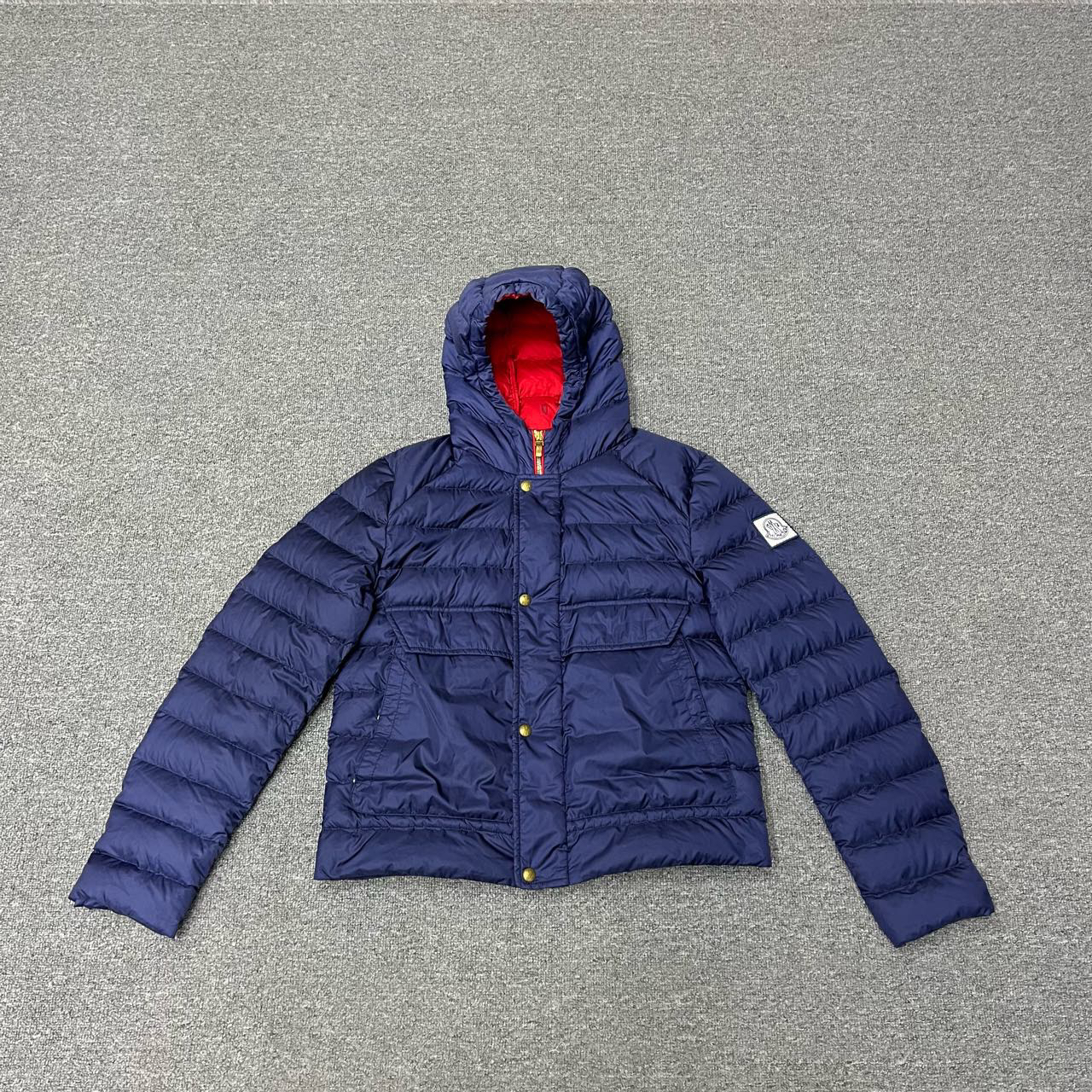Moncler 蒙口藏蓝色羽绒服 2码 成色95新 2480