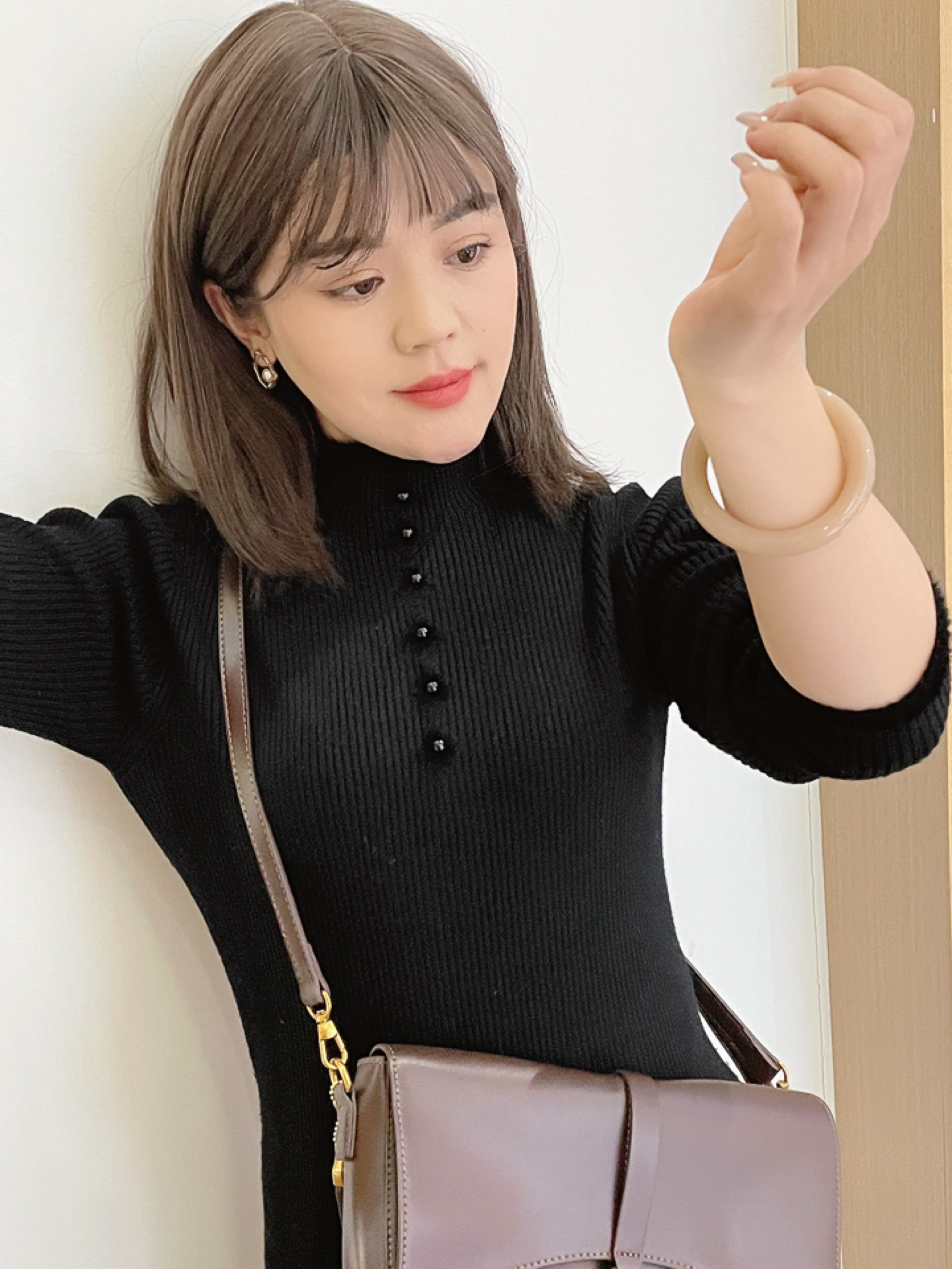 【新疆小热】藕粉圆条手镯首饰