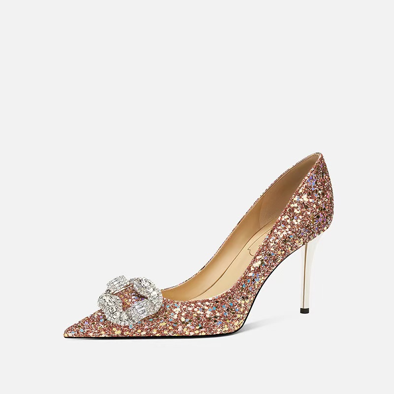 气质高跟红色秀禾主纱婚鞋两穿新娘单鞋不累脚敬酒礼服鞋