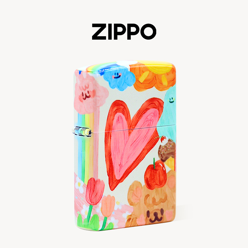ZIPPO/之宝打火机原装正品卡通原装心动瞬间个性 防风送礼可爱