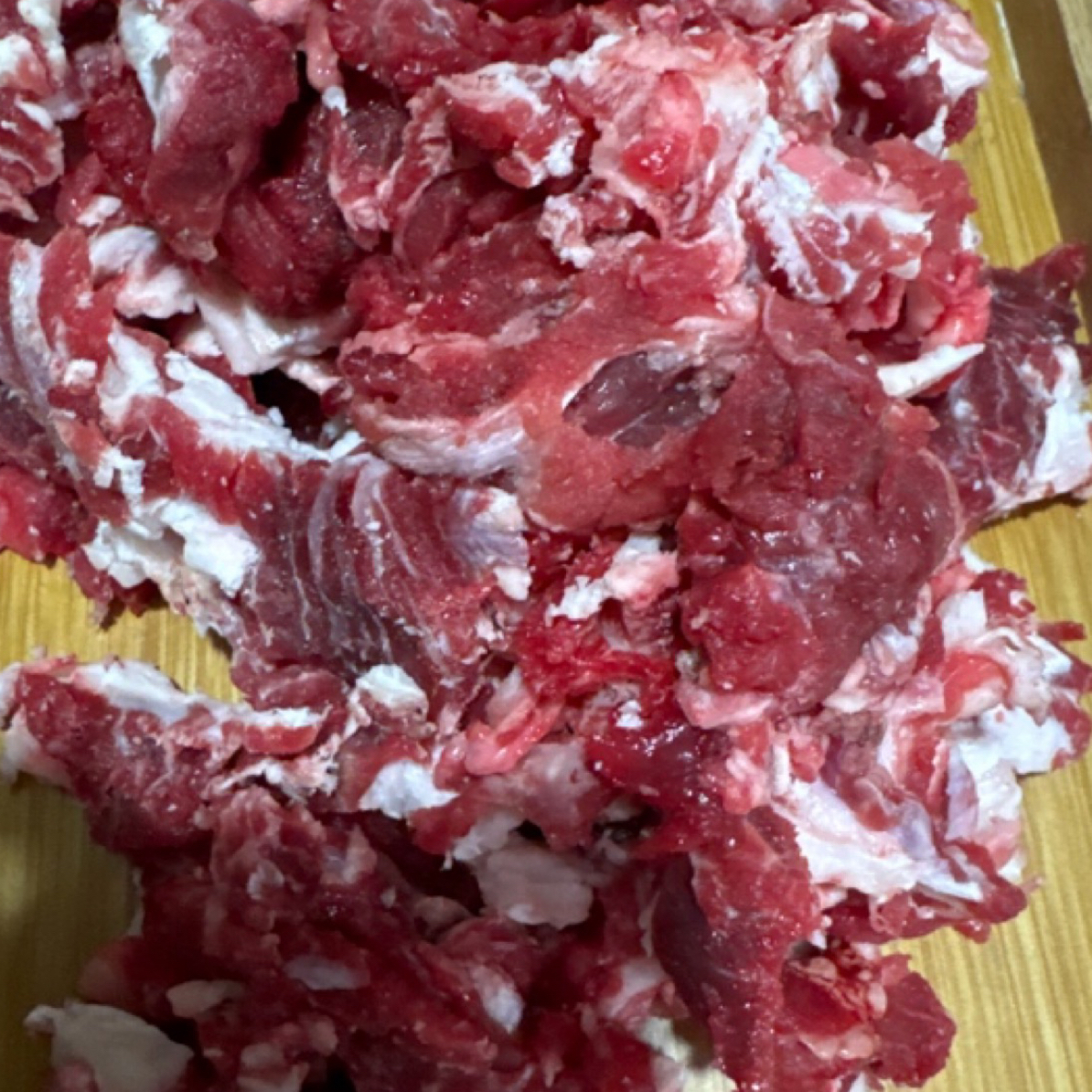 【贴骨小肉】清真 国产 肥瘦2:8，块型碎，很香