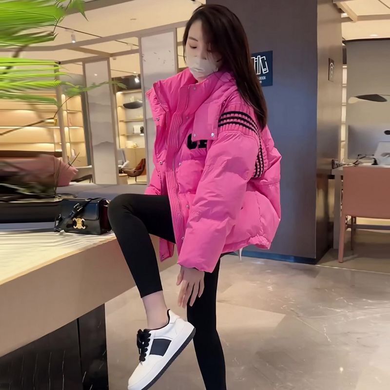 波司澄白鸭绒羽绒服女中长款年新款冬季宽松加厚学生保暖外套小个