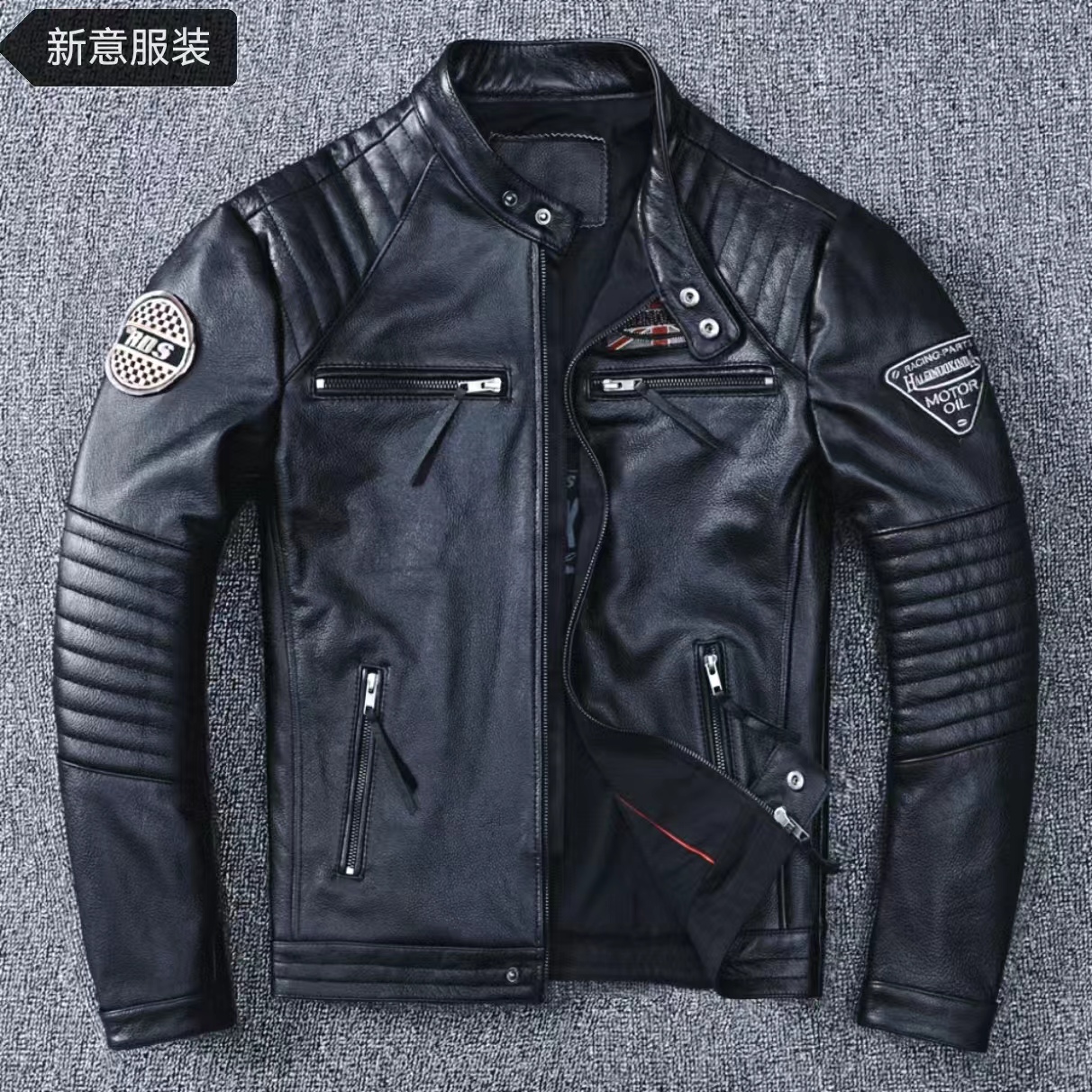 微瑕疵     真皮皮衣  （链接价格实物以直播间为准）（直播间选款）